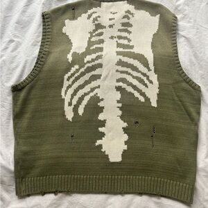 Kapital 5G Bone Knit Sweater Vest